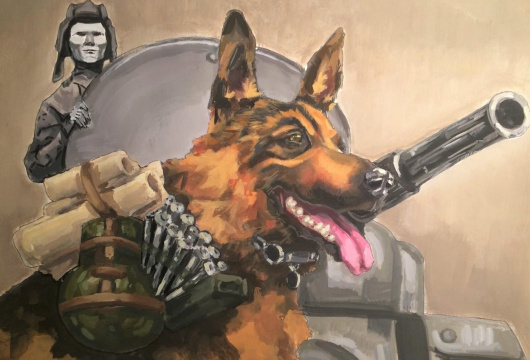 Онлайн-выставка «Портрет фронтовой собаки»