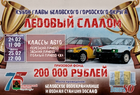 Кубок главы Беловского городского округа «Ледовый слалом»