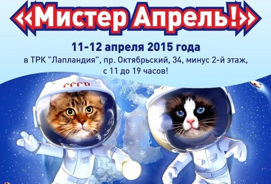 Международная выставка кошек «Мистер Апрель»