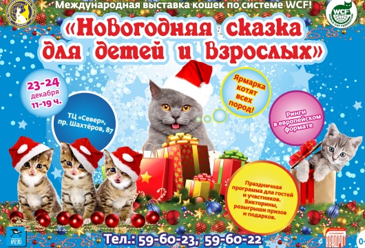 Международная выставка кошек «Новогодняя сказка для детей и взрослых»